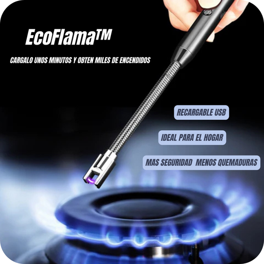 ECOFLAMA™  ENCENDEDOR RECARGABLE USB ⭐⭐⭐⭐⭐